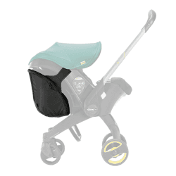 Image showing the Doona+ Snap On Storage Pocket, Black product.
