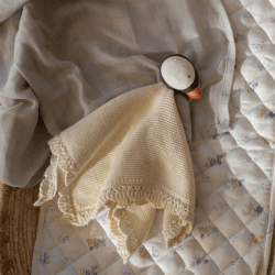 Image showing the Patient Puffin Cuddle Cloth, Cream product.