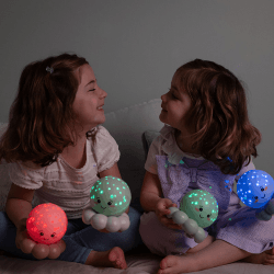 Image showing the Twinkles To Go Octo Night Light, Soft Blue product.