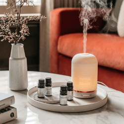 Image showing the Wellbeing Pod Essential Oil Diffuser, 9.1 x 9.1 x 13 cm, White product.