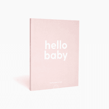 Image showing the Hello Baby Memory Book, Blush product.