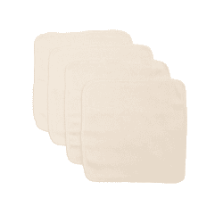 Image showing the Pack of 4 Organic Cotton Facecloths product.