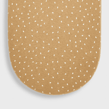 Image showing the Organic Moses Basket Fitted Sheet, Honey Rice product.