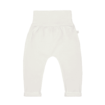 Image showing the Hight Waist Pants GOTS, 0 - 3 Months, Milky product.