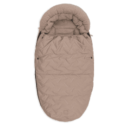 Image showing the Embossed Pushchair Footmuff, Milky Coffee product.
