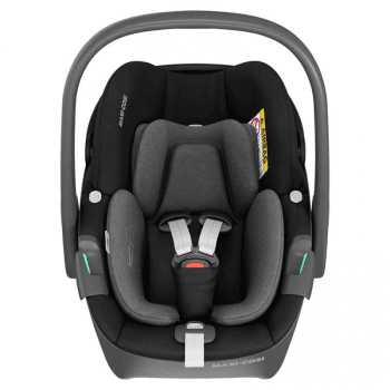 Image showing the Pebble 360 Baby Car Seat with 360° Rotation, Essential Black product.