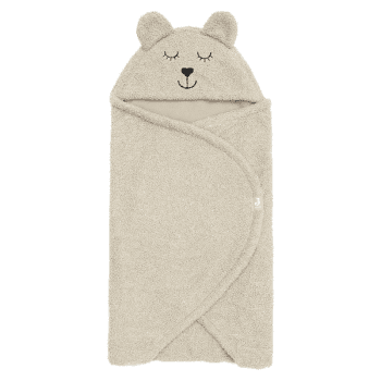 Image showing the Teddy Bear Wrap Blanket, Olive Green product.