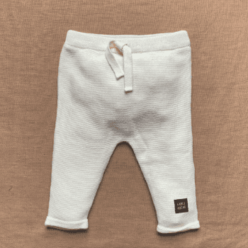 Image showing the Fable Knitted Joggers, 0 - 3 Months, Natural White product.
