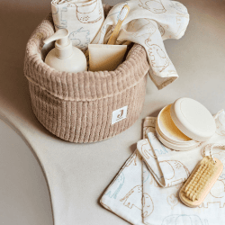 Image showing the Elephant Tales Pack of 3 Muslin Cloths, 70 x 70cm product.