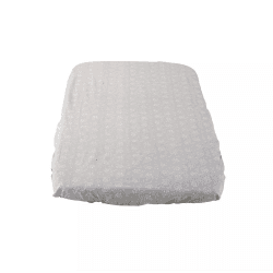 Image showing the Next2Me 2-Piece Bedside Crib Fitted Sheets Set, Grey Fox product.