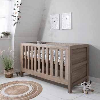 Image showing the Modena 3 in 1 Cot Bed, Oak product.
