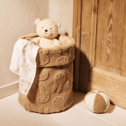 Image showing the Miffy Jacquard Teddy Storage Basket, Biscuit product.
