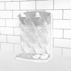 Image showing the Baby Bottle Drying Rack, Grey product.