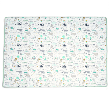 Image showing the Splash Mat for High Chair, Happy Planet product.