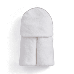 Image showing the Hooded Baby Towel, Grey product.