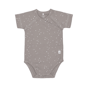 Image showing the Short Sleeve Bodysuit with Print GOTS, 3 - 6 Months, Sprinkle Taupe product.