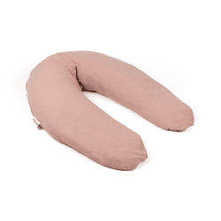 Image showing the Comfy Big Pregnancy Pillow, Muslin Pink product.