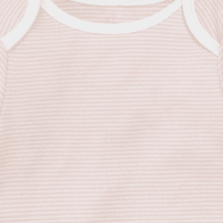 Image showing the Long Sleeve Bodysuit, 3 - 6 Months, Blush Stripe product.