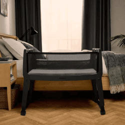 Image showing the SnuzPod Studio Bedside Crib, Brooklyn Graphite product.