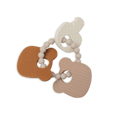 Image showing the Teddy Bear Teething Ring product.
