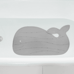 Image showing the Moby Bath Mat, Grey product.