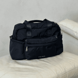Image showing the Phoenix Eco Holdall Changing Bag, Black product.
