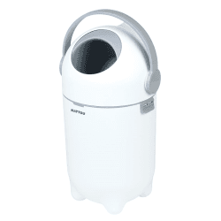 Image showing the Dropy Nappy Bin, White product.