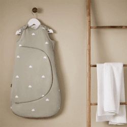 Image showing the SnuzPouch Sleeping Bag 1 TOG, 0-6 Months, Grey Cloud product.
