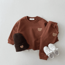 Image showing the The Bear Colour Tracksuit, 6 - 12 Months, Brown product.